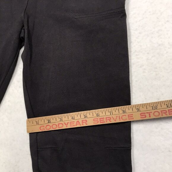 BETABRAND Pants Women's L 32x26 Slate Black 2 Pocket Utility Ankle Crop Yoga - Picture 14 of 16